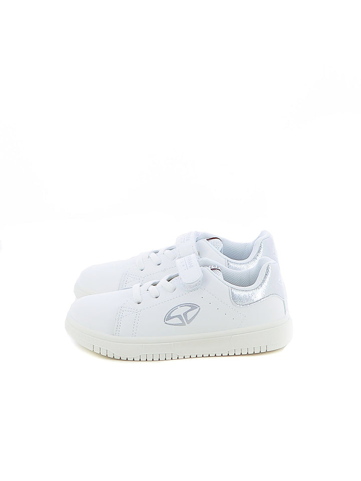 Sneakers con strappi bambina SOPRANI SPORT SPG424R60A bianco argento | Costa Superstore