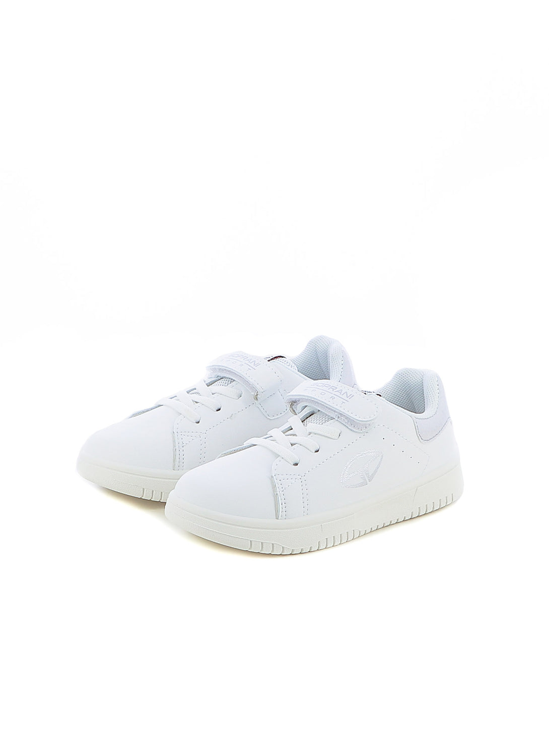 Sneakers con strappi bambina SOPRANI SPORT SPG424R60A bianco argento | Costa Superstore