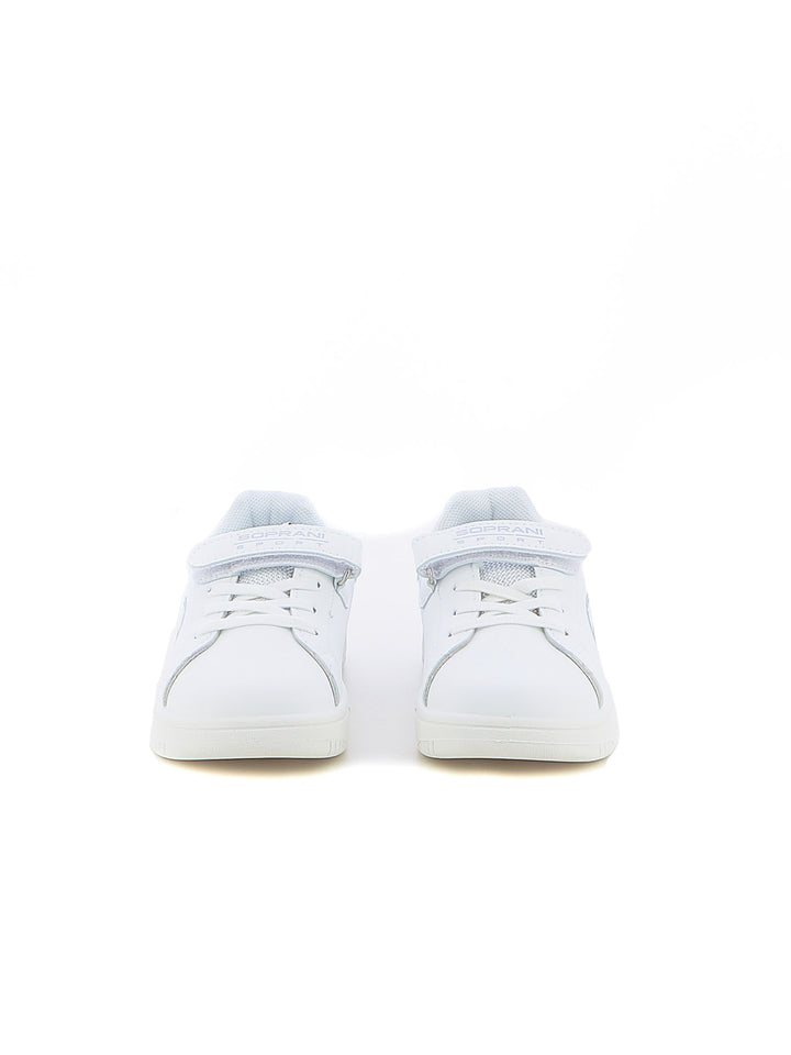 Sneakers con strappi bambina SOPRANI SPORT SPG424R60A bianco argento | Costa Superstore