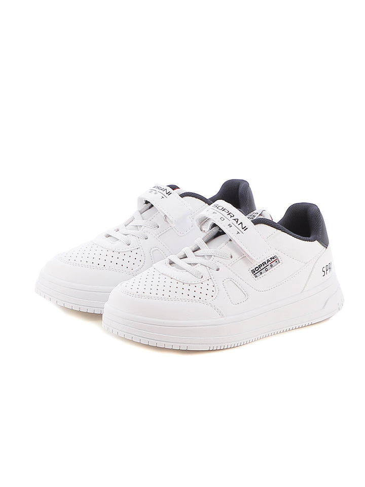 Sneakers con strappi bambino SOPRANI SPORT SPK424R03B bianco blu | Costa Superstore