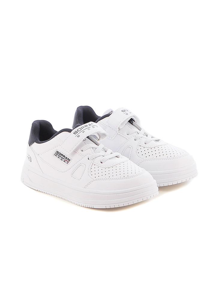 Sneakers con strappi bambino SOPRANI SPORT SPK424R03B bianco blu | Costa Superstore