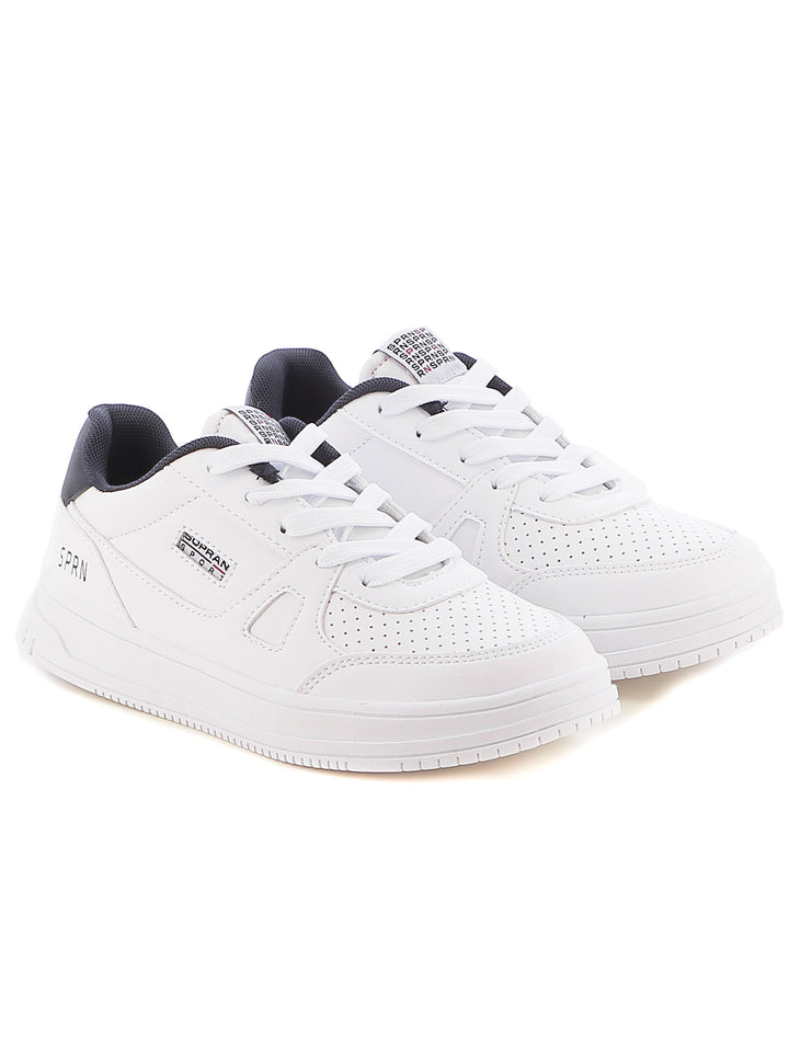 Sneakers stringate ragazzo SOPRANI SPORT SPK424R03C bianco blu | Costa Superstore