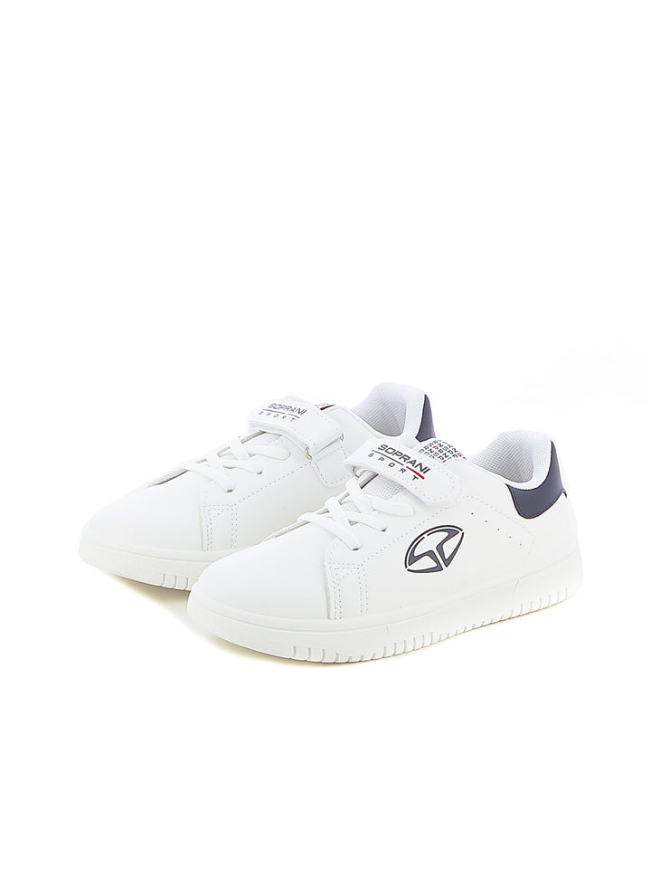 Sneakers con strappi bambino SOPRANI SPORT SPK426R60B bianco blu | Costa Superstore