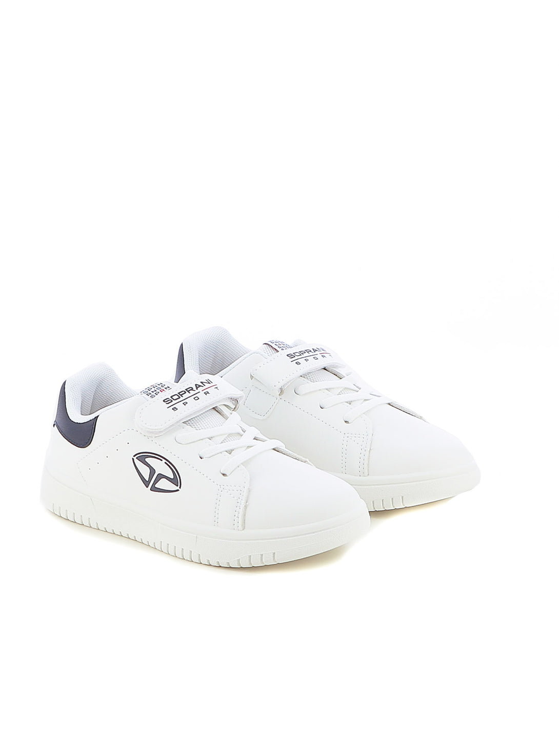 Sneakers con strappi bambino SOPRANI SPORT SPK426R60B bianco blu | Costa Superstore