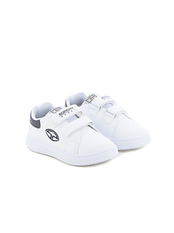 Sneakers con strappi bambino SOPRANI SPORT SPK426R84A bianco blu | Costa Superstore