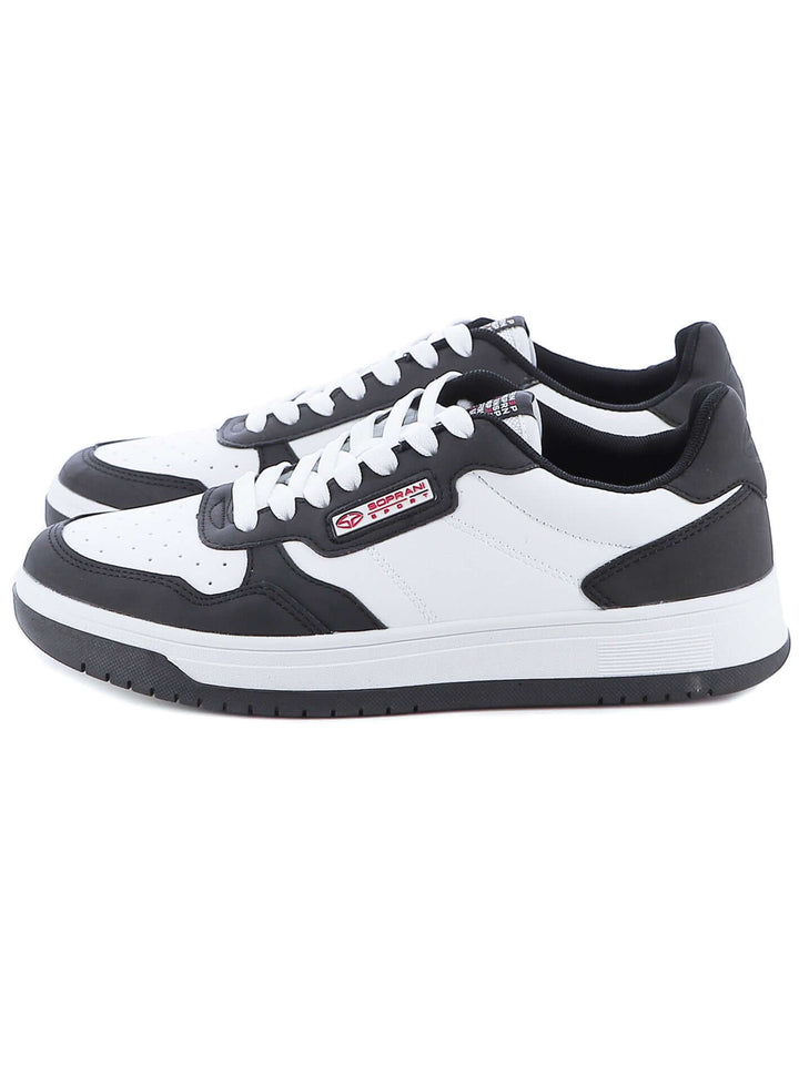 Sneakers stringate uomo SOPRANI SPORT SPM427R15 nero bianco | Costa Superstore