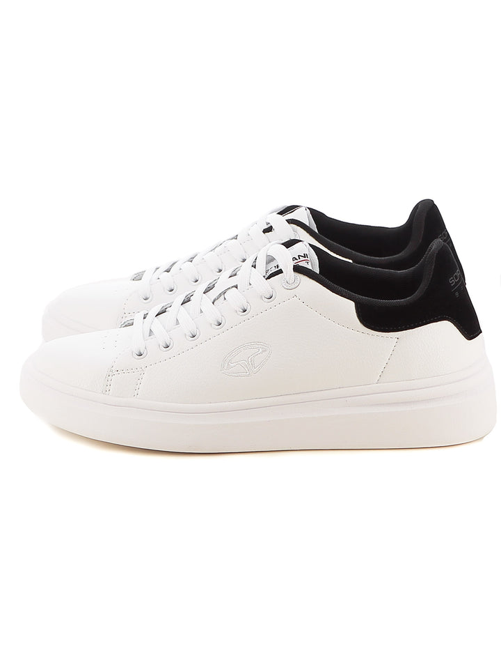 Sneakers stringate uomo SOPRANI SPORT SPM428R02 bianco nero | Costa Superstore