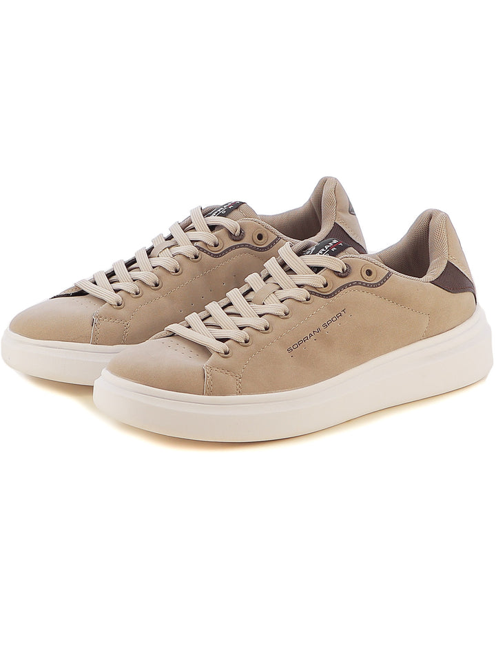 Sneakers stringate uomo SOPRANI SPORT SPM428R04 beige scuro | Costa Superstore