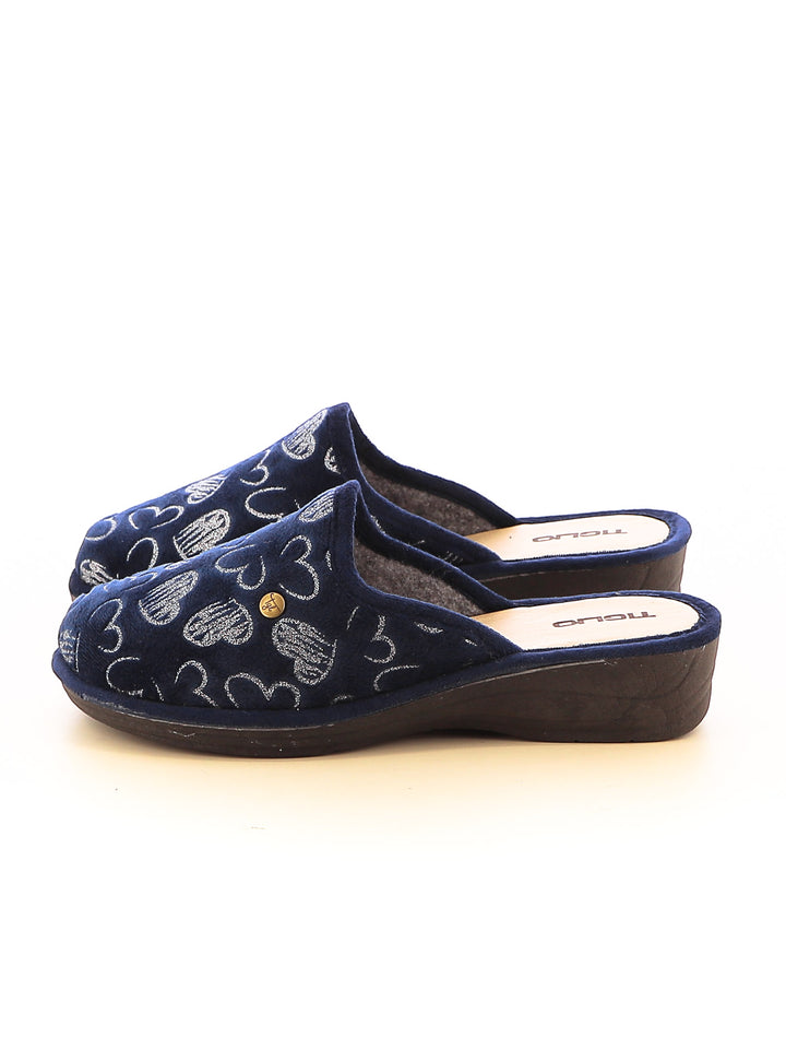 Pantofole donna TIGLIO 1636 blu | Costa Superstore