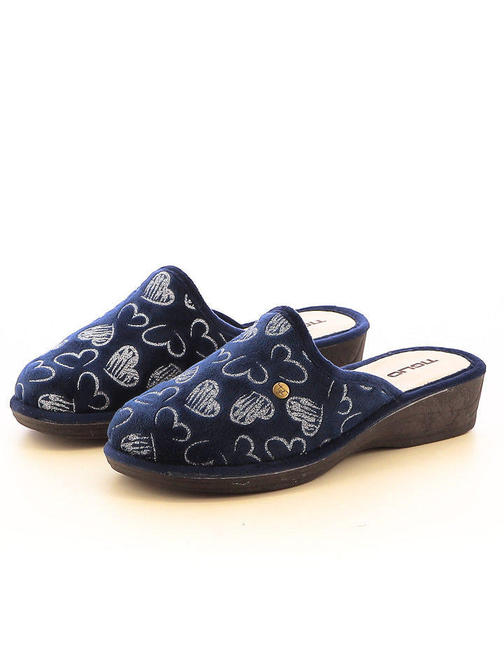 Pantofole donna TIGLIO 1636 blu | Costa Superstore