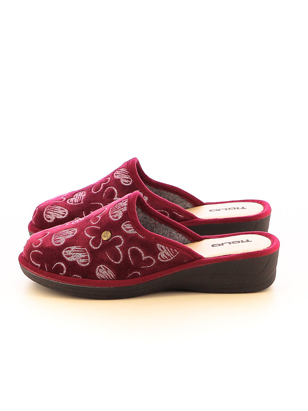 Pantofole donna TIGLIO 1636 bordeaux | Costa Superstore