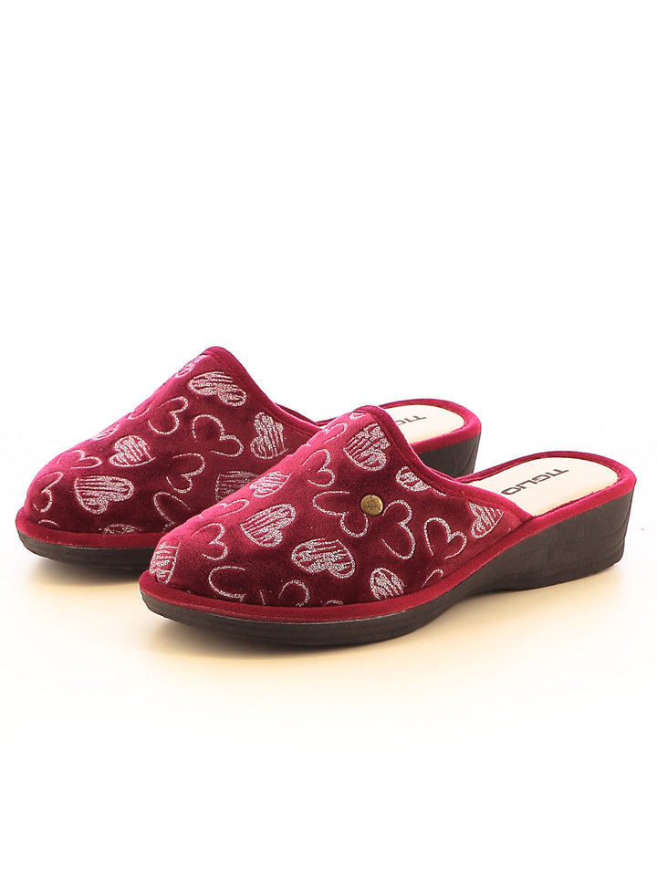 Pantofole donna TIGLIO 1636 bordeaux | Costa Superstore