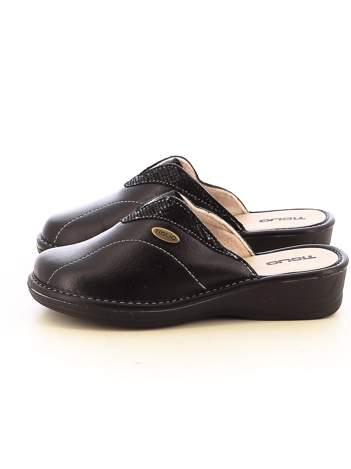 Pantofole donna TIGLIO 1650 nero | Costa Superstore