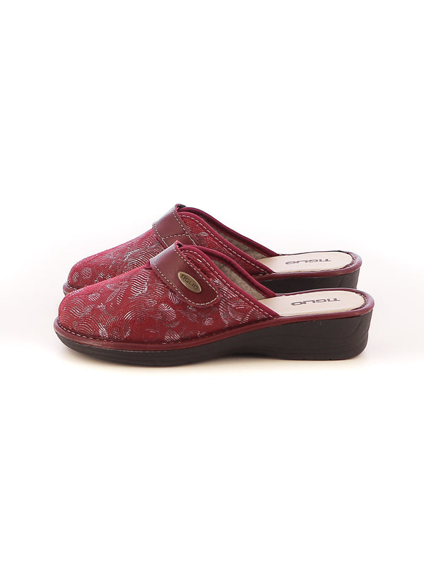 Pantofole donna TIGLIO 1695 bordeaux | Costa Superstore