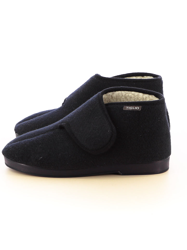 Pantofole chiuse uomo TIGLIO 1809 blu | Costa Superstore