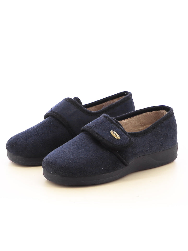 Pantofole chiuse con strappo donna TIGLIO 588 blu | Costa Superstore