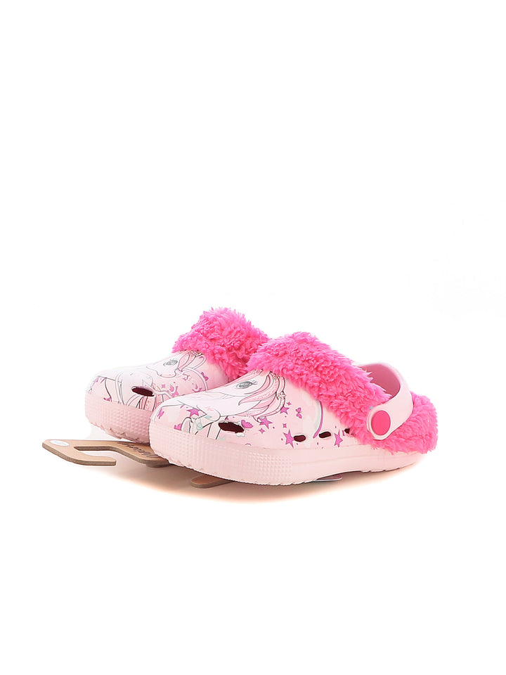 Sabot con pelliccia bambina UNICORNO S8010094S bianco | Costa Superstore