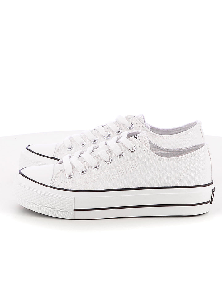 Sneakers stringate donna AMERICANINO AMW510X10 bianco | Costa Superstore