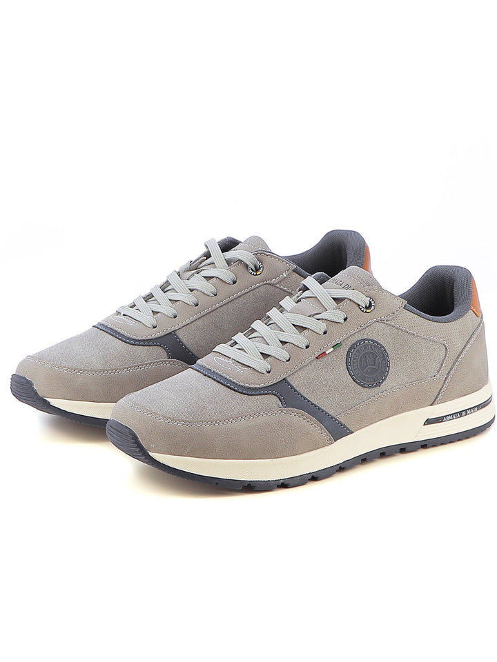 Sneakers stringate uomo ARMATA DI MARE AMUS25I701 grigio scuro | Costa Superstore