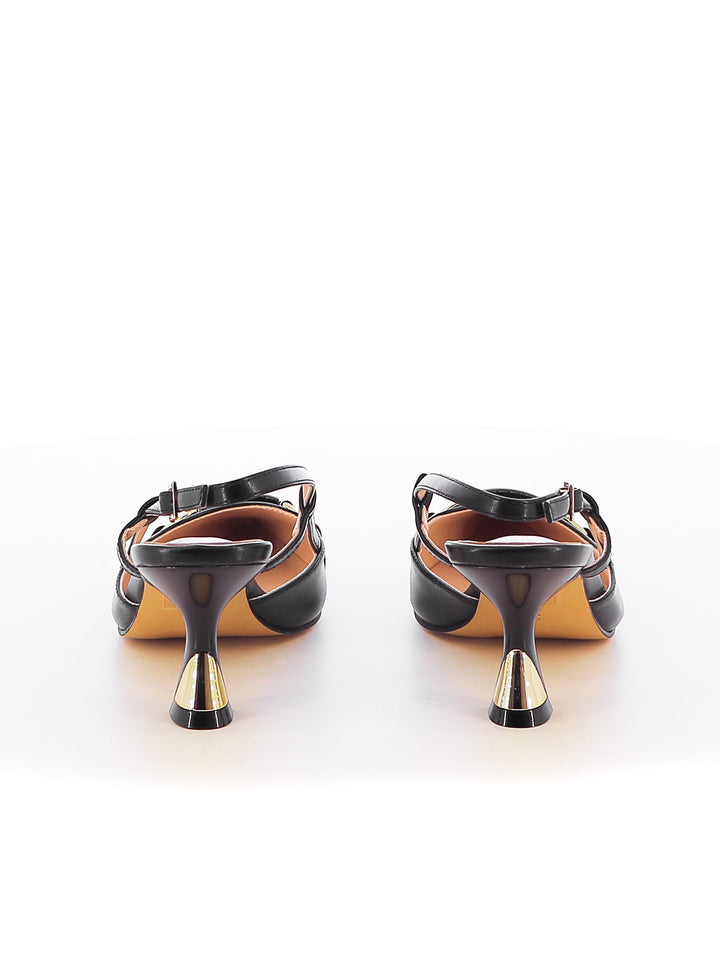 Décolleté slingback donna CARLA COTE K3539 nero | Costa Superstore