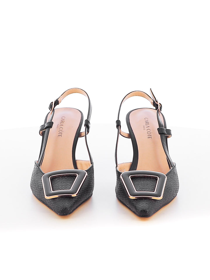 Décolleté slingback donna CARLA COTE K3715 nero | Costa Superstore