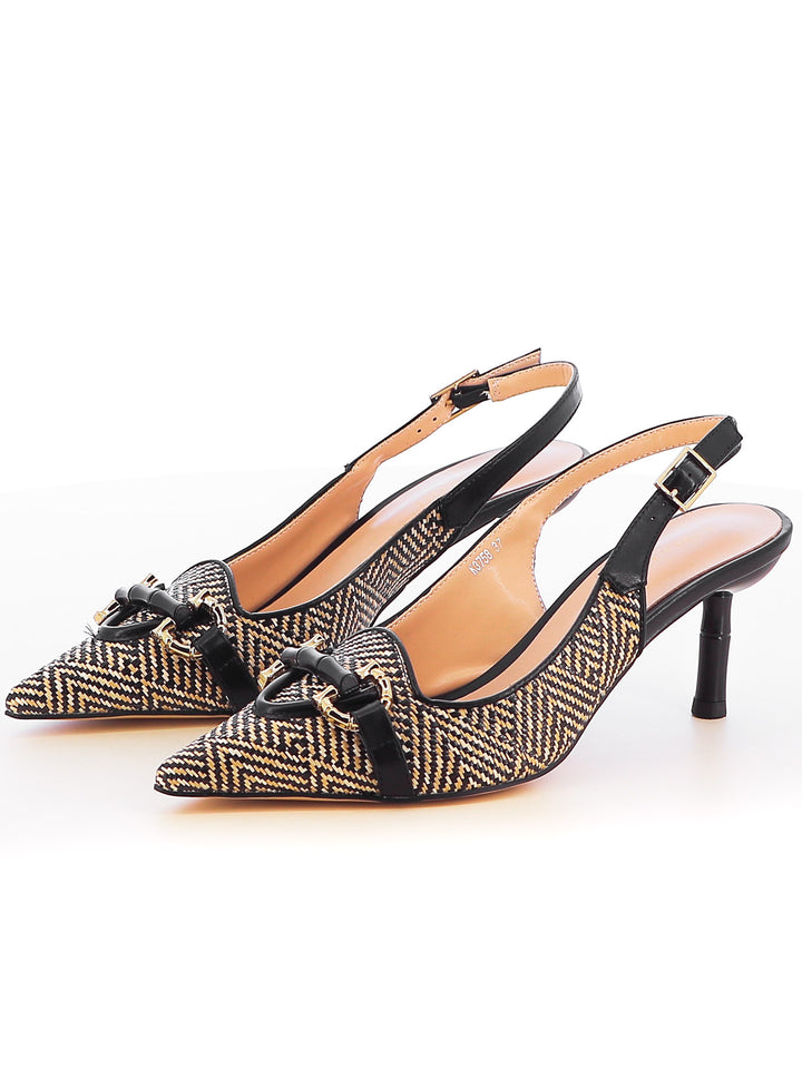 Décolleté slingback donna CARLA COTE K3758 nero | Costa Superstore