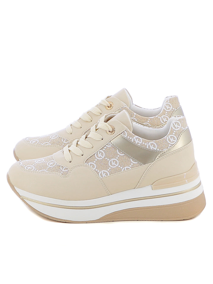 Sneakers stringate donna CARLA KOTE X32-16K beige chiaro | Costa Superstore