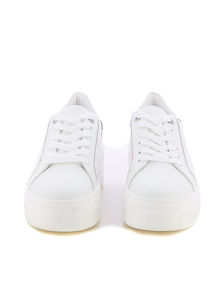 Sneakers stringate donna CARLA KOTE X32-1K bianco oro | Costa Superstore