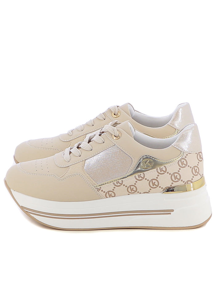 Sneakers stringate donna CARLA KOTE X32-20K beige chiaro | Costa Superstore