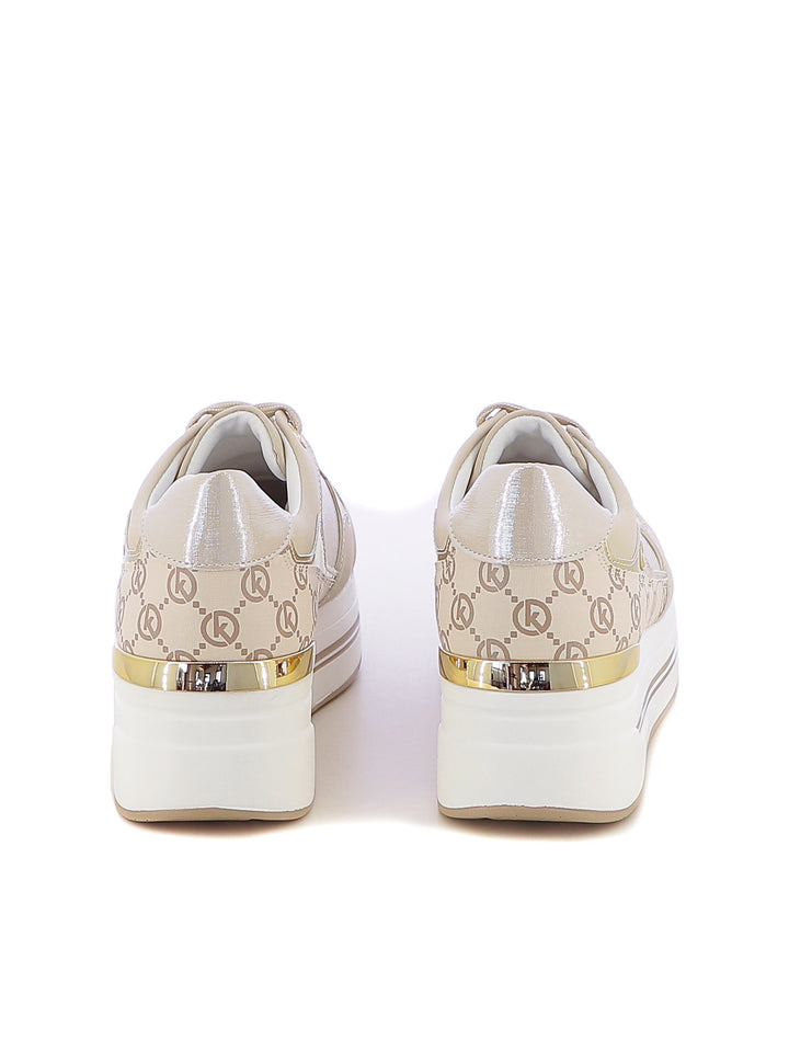 Sneakers stringate donna CARLA KOTE X32-20K beige chiaro | Costa Superstore