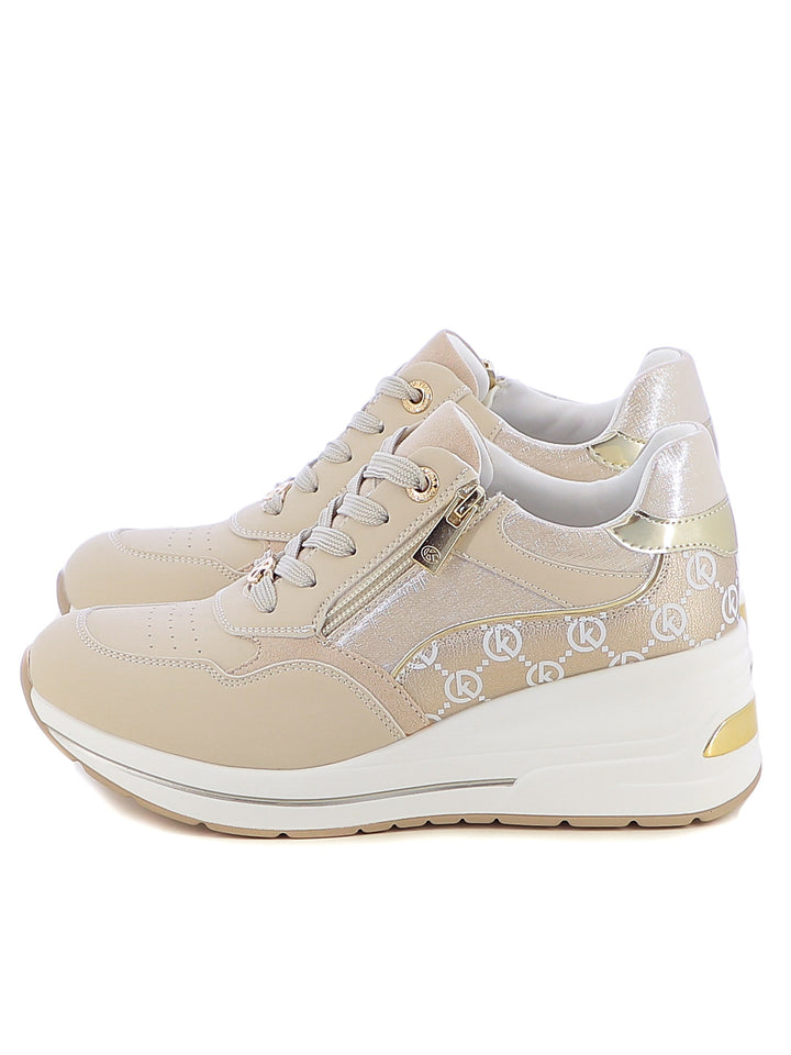 Sneakers stringate donna CARLA KOTE X32-26K beige chiaro | Costa Superstore