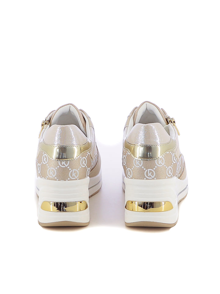 Sneakers stringate donna CARLA KOTE X32-26K beige chiaro | Costa Superstore