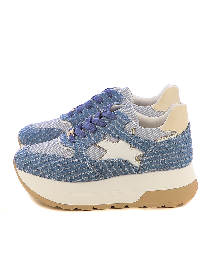 Sneakers stringate donna CARLA KOTE X32-32K blu | Costa Superstore