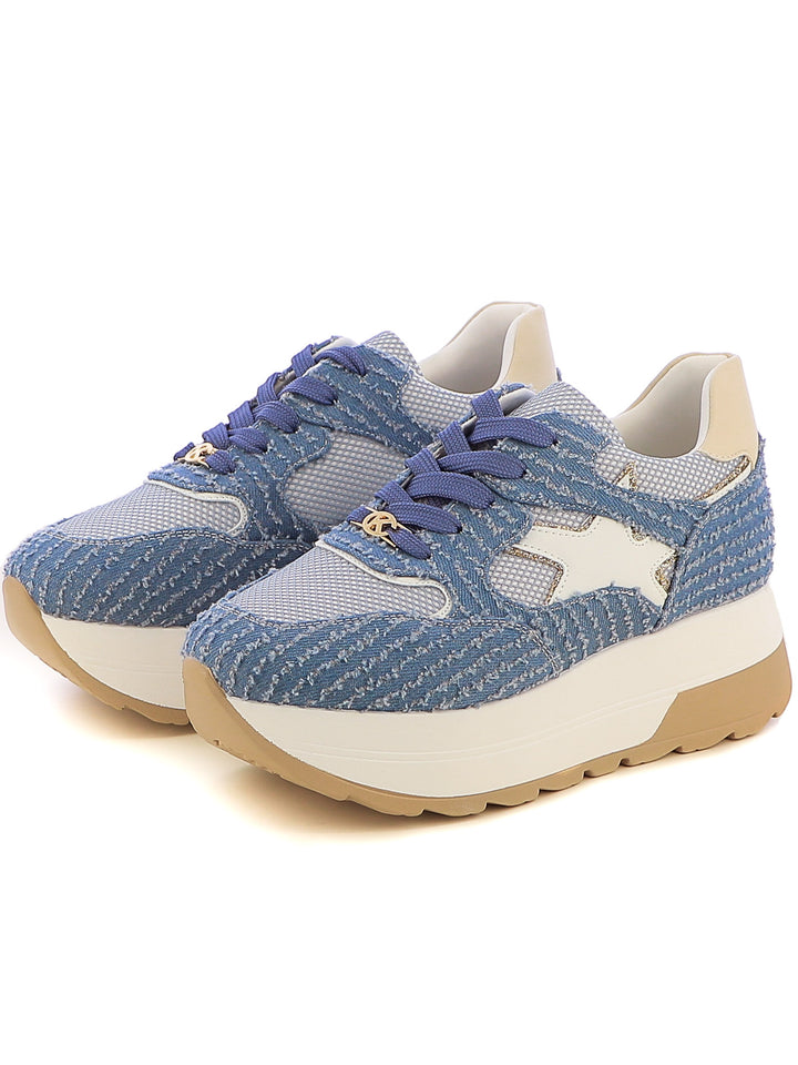 Sneakers stringate donna CARLA KOTE X32-32K blu | Costa Superstore