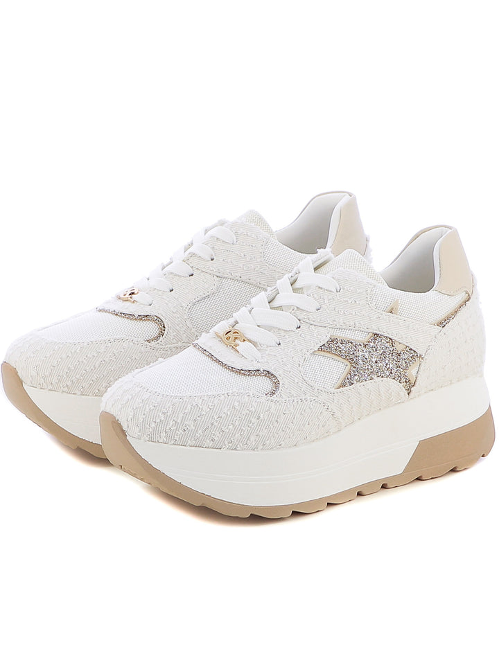 Sneakers stringate donna CARLA KOTE X32-32K bianco | Costa Superstore