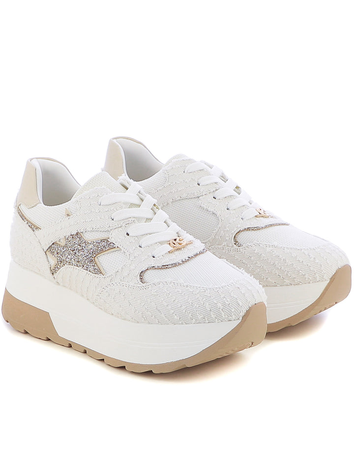 Sneakers stringate donna CARLA KOTE X32-32K bianco | Costa Superstore