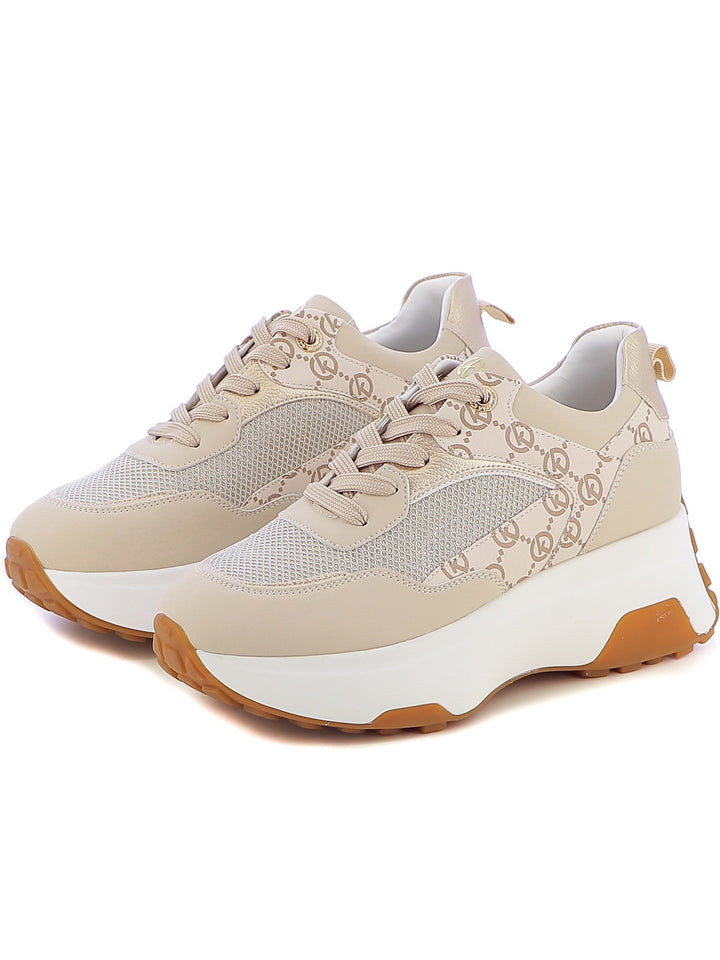 Sneakers stringate donna CARLA KOTE X32-35K beige chiaro | Costa Superstore