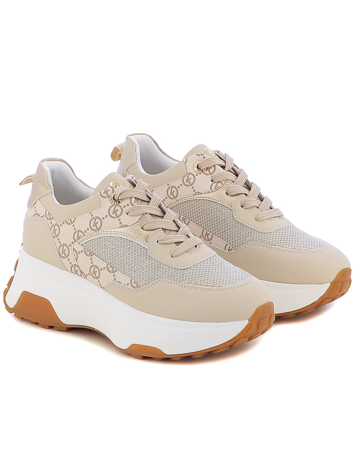 Sneakers stringate donna CARLA KOTE X32-35K beige chiaro | Costa Superstore