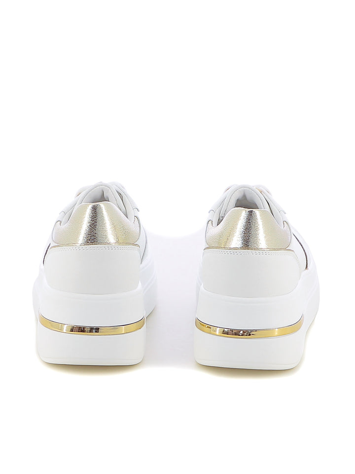 Sneakers stringate donna CARLA KOTE X32-5K bianco oro | Costa Superstore