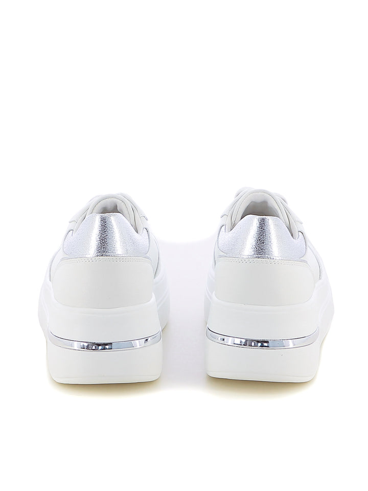 Sneakers stringate donna CARLA KOTE X32-5K bianco argento | Costa Superstore