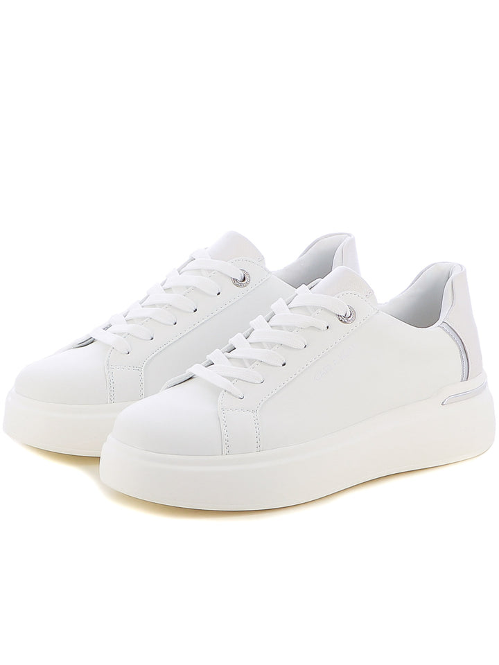 Sneakers stringate donna CARLA KOTE X32-60K bianco argento | Costa Superstore