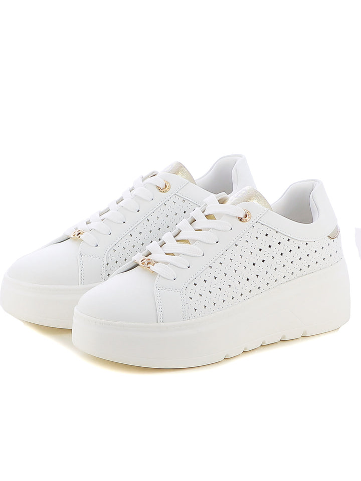 Sneakers stringate donna CARLA KOTE X32-62K bianco | Costa Superstore