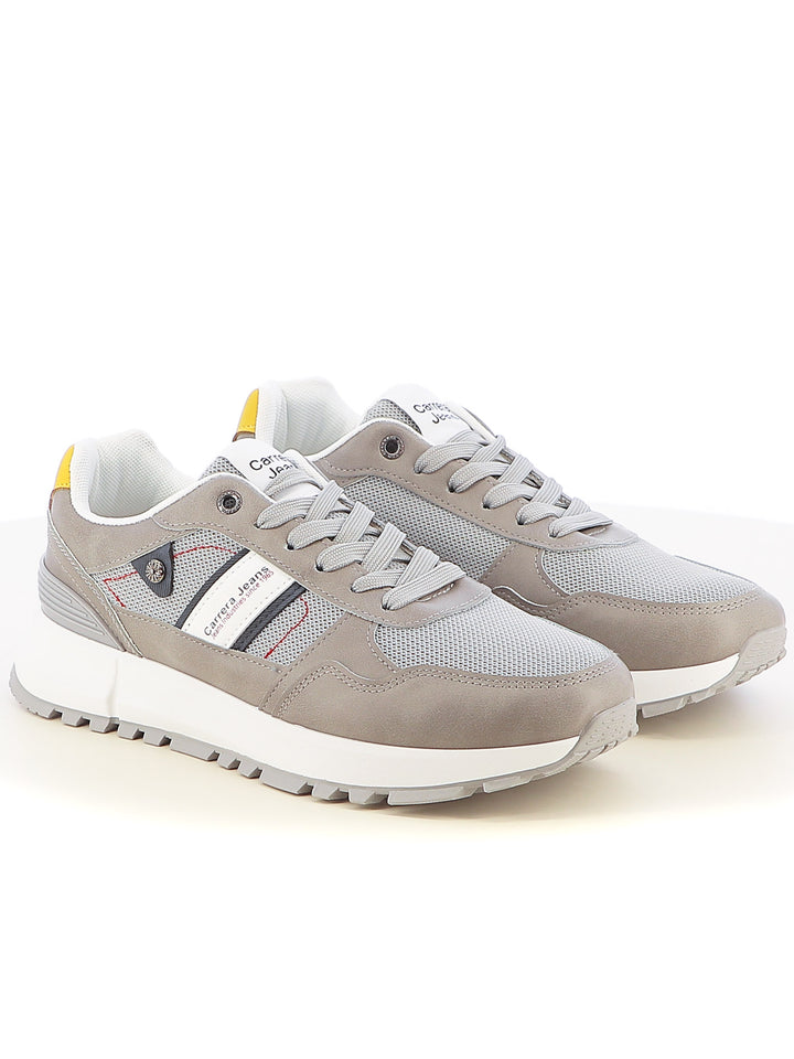 Sneakers stringate uomo CARRERA CAM15100 grigio chiaro | Costa Superstore