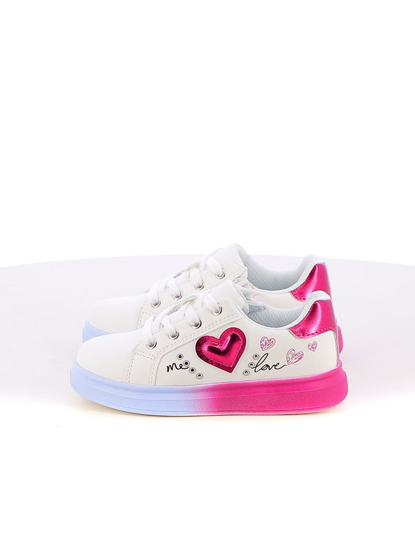 Sneakers stringate bambina CHICCO CLOELIA 0107313400 bianco | Costa Superstore