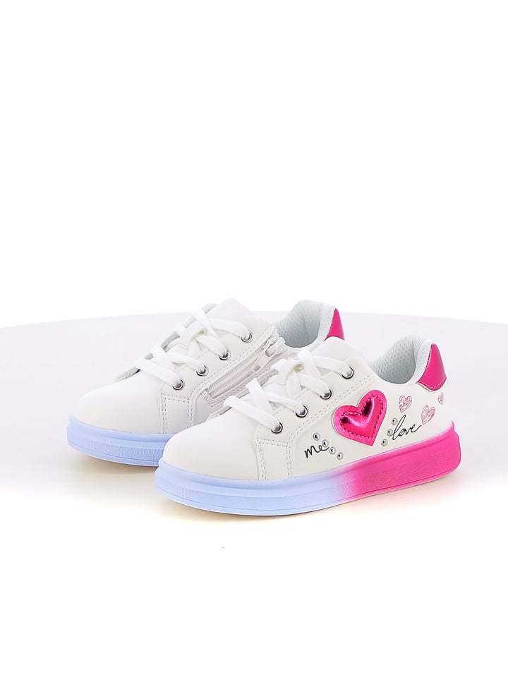 Sneakers stringate bambina CHICCO CLOELIA 0107313400 bianco | Costa Superstore