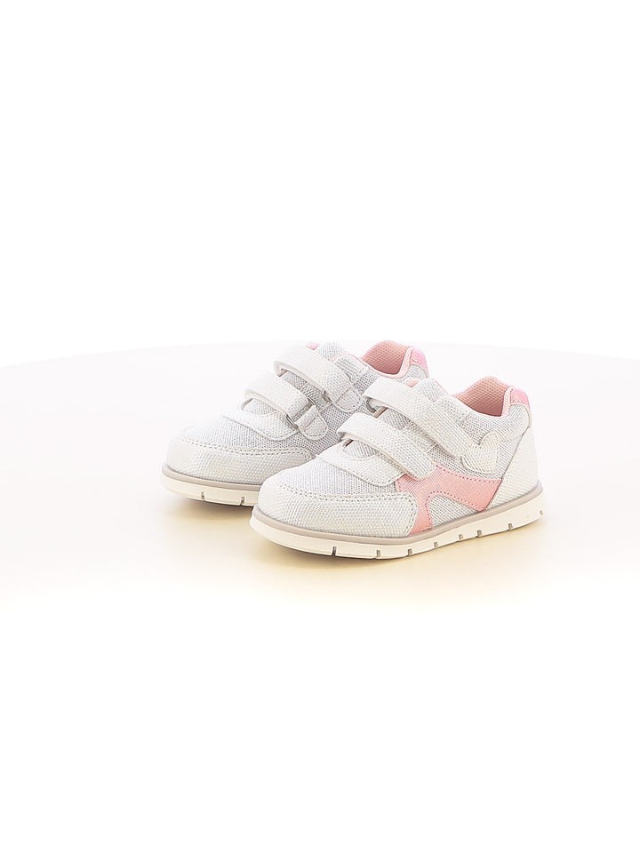 Sneakers con strappi bambina CHICCO FOXY 0107302600 argento | Costa Superstore