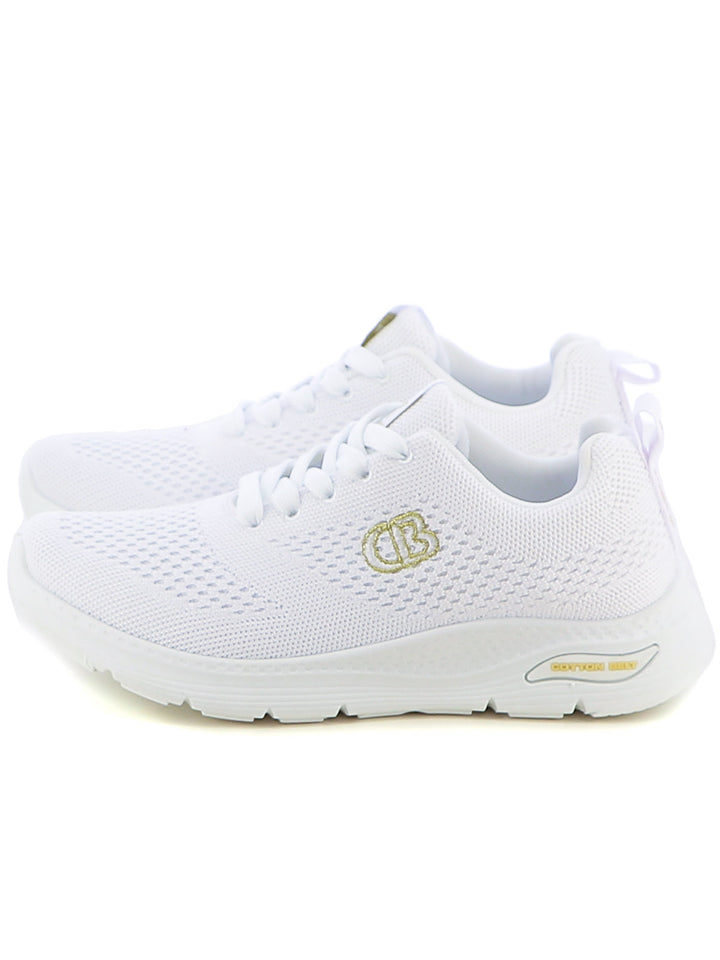 Sneakers stringate donna COTTON BELT CBW516A25 bianco | Costa Superstore