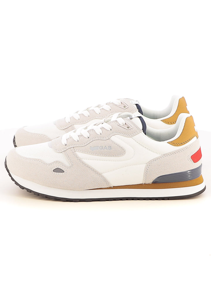 Sneakers stringate uomo GAS GAM513815 bianco | Costa Superstore