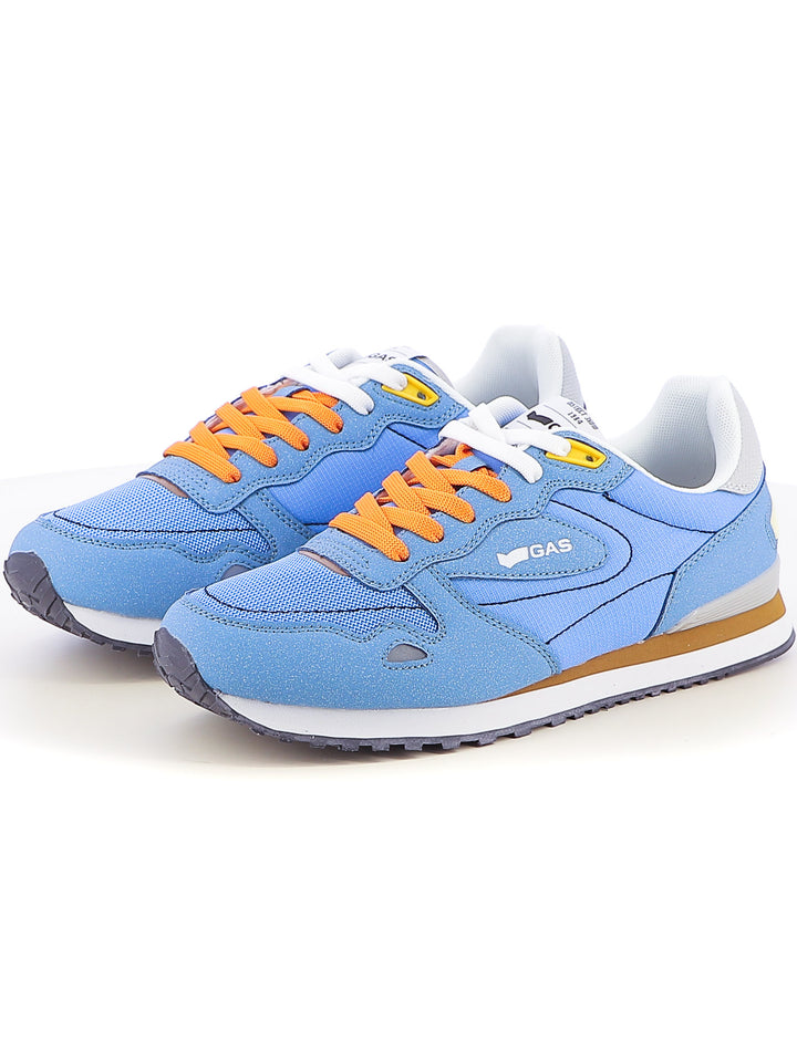 Sneakers stringate uomo GAS GAM513816 azzurro | Costa Superstore