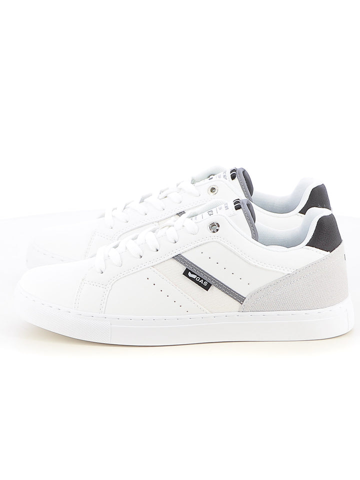 Sneakers stringate uomo GAS GAM514025 bianco | Costa Superstore